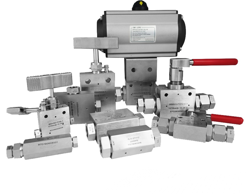 Hydrogen valves and fittings